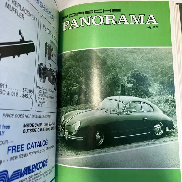 Porsche Panoramic Hardcover Bounded Magazines Vintage 1977 JAN-Dec  PCA - Picture 10 of 15